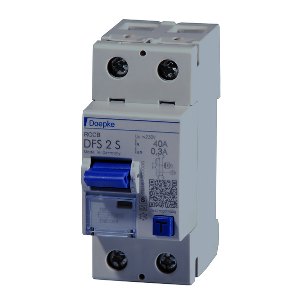 Residual current circuit-breakers DFS 4 A S, four-pole<br/>Residual current circuit-breakers DFS 4 A S, four-pole