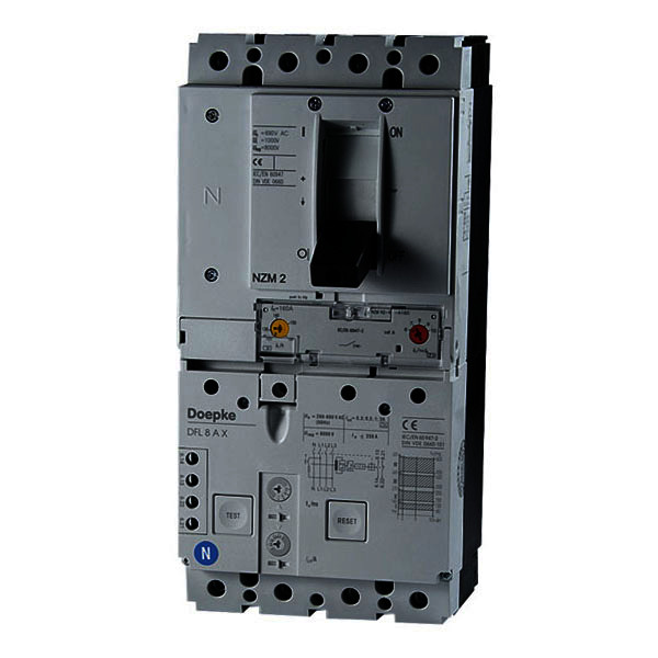 Interruptores magneto térmicos con protección de corriente residual DFL 8 A X<br/>Interruptores magneto térmicos con protección de corriente residual DFL 8 A X